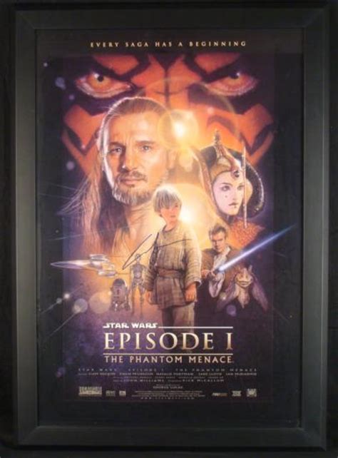 Star Wars Original George Lucas Signed Movie Poster