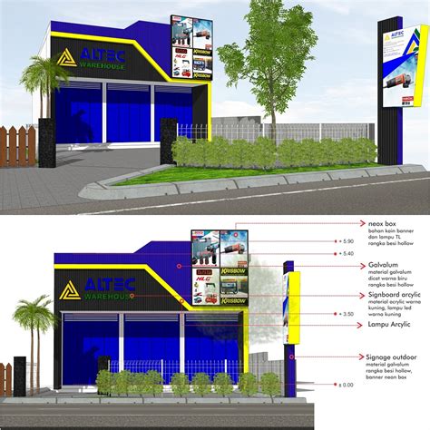 Sribu: Desain Interior - Desain Eksterior untuk Mini Market