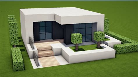 This video will teach you how to build a minecraft 12×12 modern house in minecraft with a tutorial that is… KLEINES MODERNES HAUS in MINECRAFT bauen TUTORIAL [HAUS ...