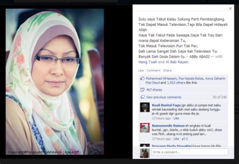 Segalanya tentang abby abadi, bekas isteri norman hakim. JEBAT_BERANI: ABBY ABADI-JADI BUALAN ANAK MUDA DI FACEBOOK