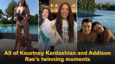 All Of Kourtney Kardashian And Addison Raes Twinning Moments Twitch Nude Videos And Highlights