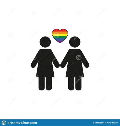 gay lgbt pride rainbow heart icon people love icon stock vector illustration of holding heart