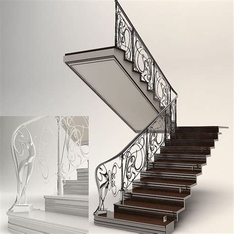 3d Model Max Stair Free Dowload Stairs 3d Model Model