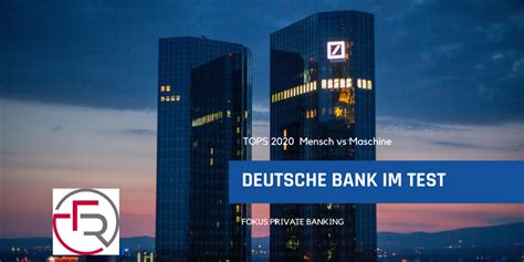 Wie Schlägt Sich Die Deutsche Bank Im Vergleich Zum Robo Advisor