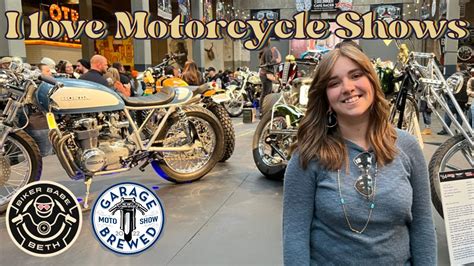 Biker Babe Takes You To Garage Brewed Motorcycle Show Youtube