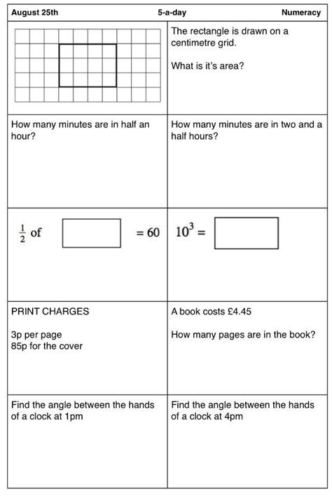 18 best Corbettmaths 5-a-day images on Pinterest | Maths, Numeracy and