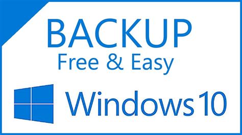 Windows 10 Backup Free Fast And Easy With Built In Windows 10 Backup