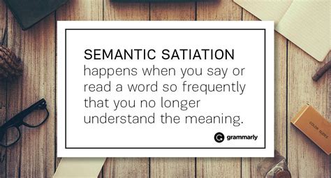 Semantic Satiation Cool Words Semantic Satiation Words