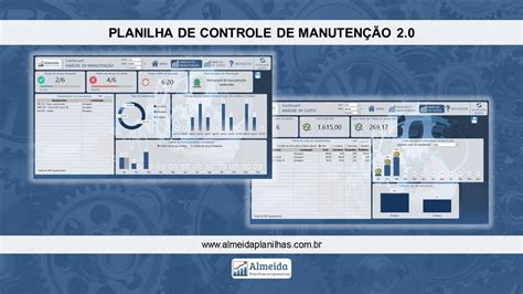 Planilha de Controle de manutenção em Excel 2 0 Almeida Planilhas