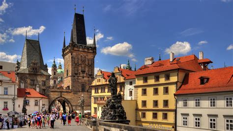 Prag - Blick von der Karlsbrücke Foto & Bild | architektur, stadtlandschaft, historisches Bilder ...