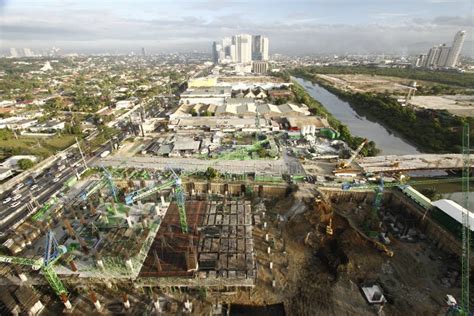 Construction And View Of Surrounding Cities At Eastwood City Pasig