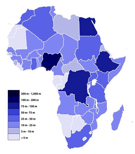 African Countries By Population 2023 Learner Trip