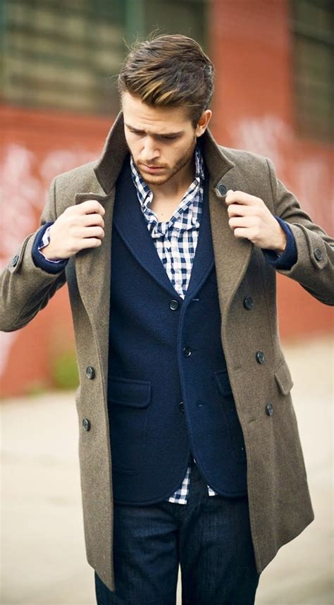 55 Dynamic And Fashionable Pea Coats For Men Fashion Hombre