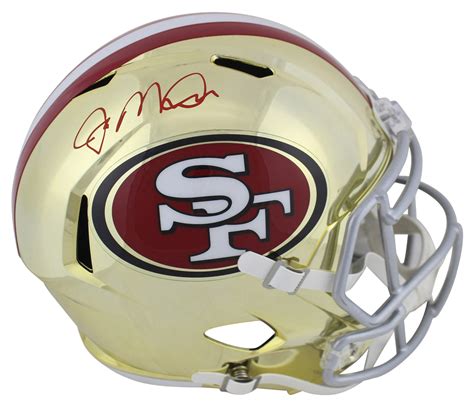 Helm reverted to the 49ers' practice squad monday, per the nfl's official transaction log. Lot Detail - Joe Montana Signed Chrome-Style 49ers Helmet ...