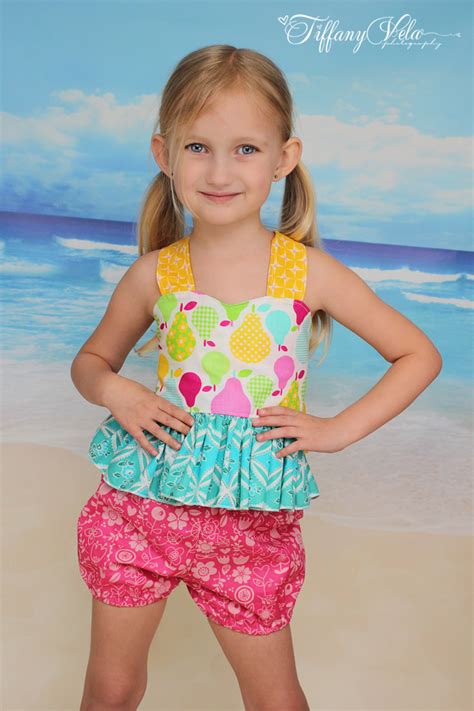 Delilahs Cotton Sunsuitbathing Suit Sizes 612m To 8 Girls Pdf Pattern