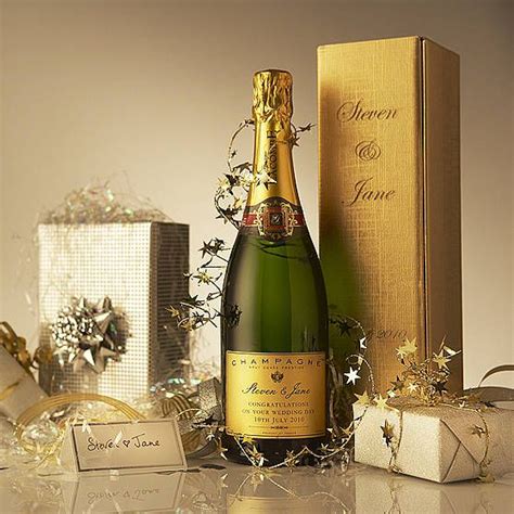Ideal for gifts for corporate and business occasions. Personalized Champagne Gifts | Personalized wedding ...