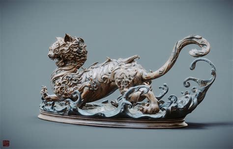 Chinese Tiger（texture Version） By Zhelong Xu Bitly3dfcky1