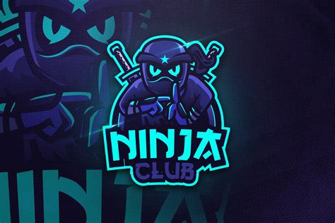 Ninja Club Mascot And Esport Logo By Aqr Studio On Dribbble