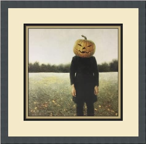 James Wyeth Pumpkin Head Self Portrait Custom Framed Print Auction