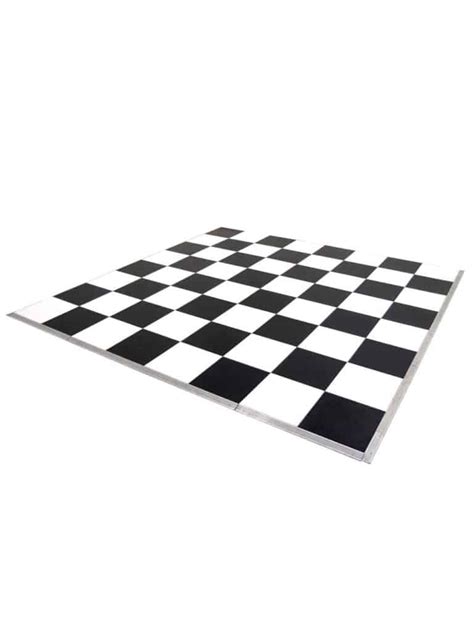 Dance Floor Black And White 5m X 5m Event Prop Hire