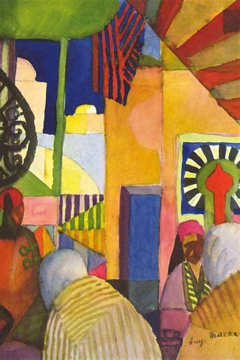 August 1914, historical novel by aleksandr solzhenitsyn, published as avgust chetyrnadtsatogo in paris in 1971. August Macke - Im Bazar 1914 Selbstklebende Poster-Tapete ...