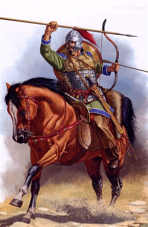 A Magyar Warrior Horseman Historical Warriors Warriors Illustration