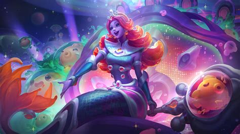 Space Groove Nami Skin League Of Legends 4K Wallpaper Pixground