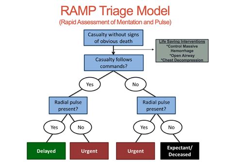The Ramp Triage Model Rapid Assessment Of Mentation And Pulse