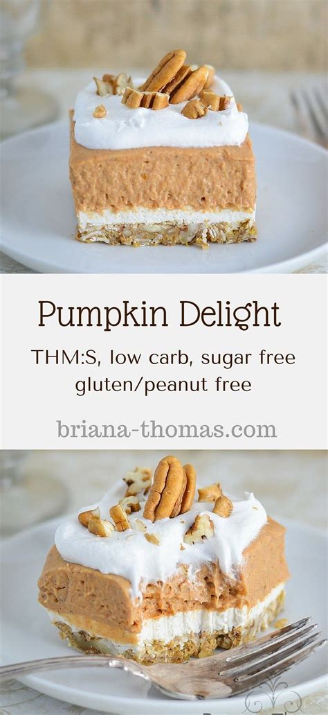 Add 1/3 cup boiling water and stir until the gelatin is well dissolved. Pumpkin Delight | Recipe | Sugar free desserts, Pumpkin ...