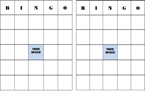 Printable Bingo Card Patterns Printable Bingo Cards