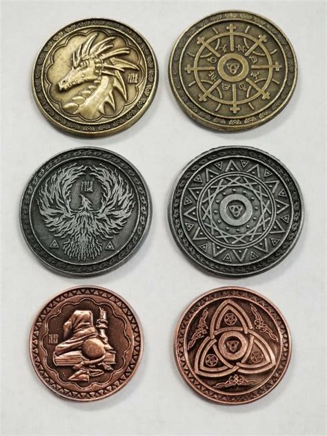 Fantasy Coin Set Magic Gold Copper Silver Ebay In 2020 Fantasy