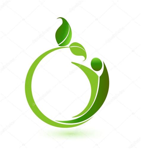 Health Nature Logo Vector Natural Logo Logo Design Health Nature