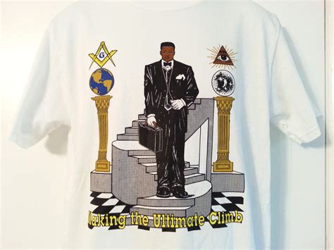Masonic Making The Ultimate Climb White T Shirt ·