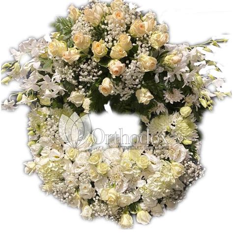 A3 Wreath With Spray Orthodox Funerals Funeral Directors Sydney