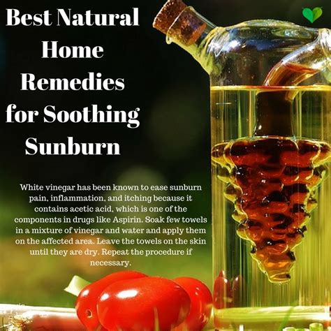 Best Natural Home Remedies For Soothing Sunburn Every Home Remedy