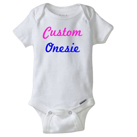 Custom Personalized Gerber® Onesie® Baby By Whynotstopnshop