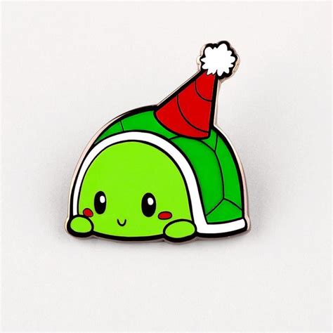 Party Turtle Pin Funny Cute And Nerdy Pins Teeturtle