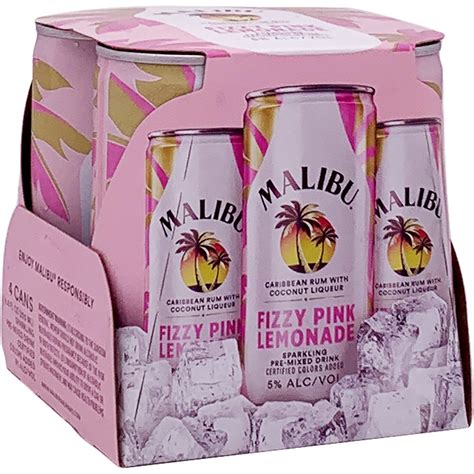 Malibu Fizzy Pink Lemonade Cocktail Gotoliquorstore