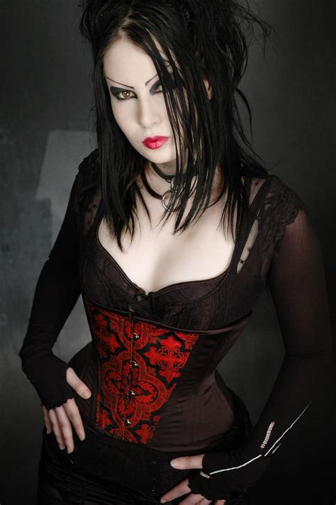 Alluring Dark Beauty Goth Beauty Gothic Metal Girl