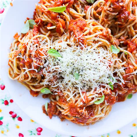 spaghetti bolognese - my lovely little lunch box