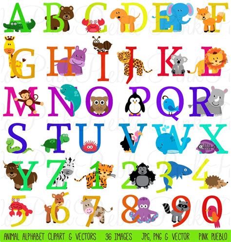 It is a vast topic that covers all there is to know about the many different animals on our planet. Animal Alphabet Vectors & Clipart 2 | Alfabet