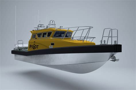 Pilot Boat Swr 120 S Ribs Custom Boatbuilding Inboard Aluminum