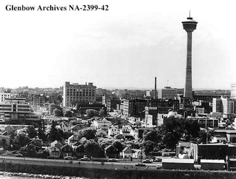 Old Photographs Of The Calgary Tower Gallery