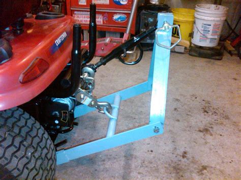 Homemade Sleeve Hitch For Re Powered Craftsman Dyt 4000 Awesome