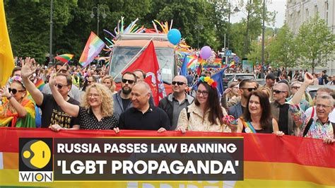 Russia Passes Law Banning Lgbt Propaganda Says No Demonstration Of Lgbt Behaviour Wion