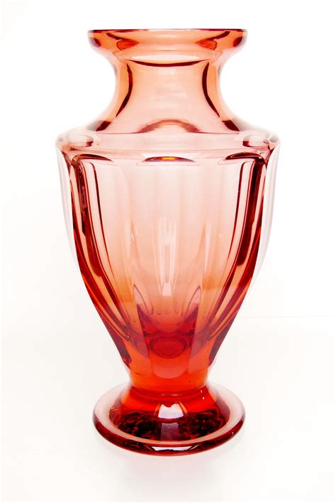 Vase Ludwig Moser Karlsbad Art Deco Glass Glass Art Vintage Glassware