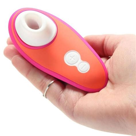 Womanizer Lily Allen Liberty Silicone Clitoral Stimulator Pink And Orange Sex Toys And Adult