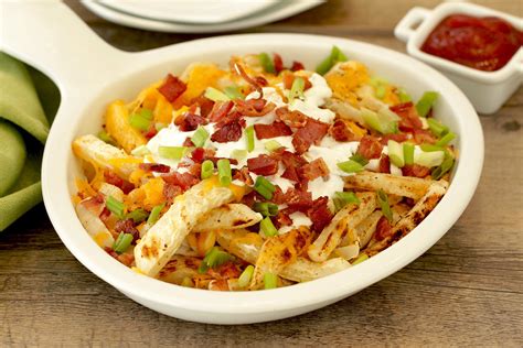 Healthy Fully Loaded Turnip Fries Recipe Hungry Girl