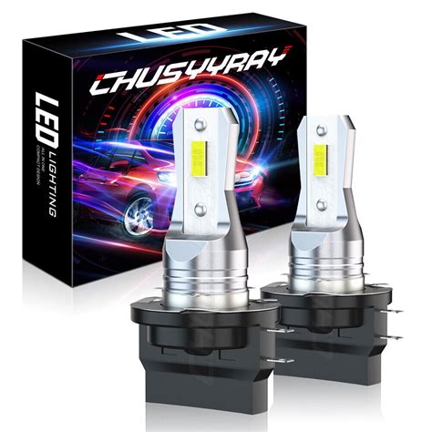 2x Led H11b Headlight Bulbs High Or Low Beam 6000k Super White Brighter