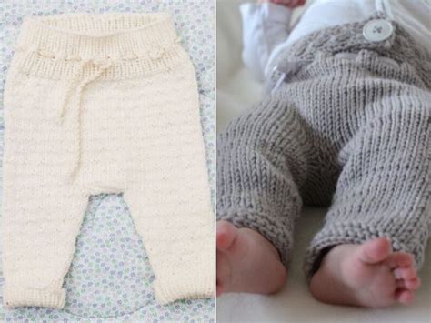 Cozy Knitted Baby Pants Free Patterns